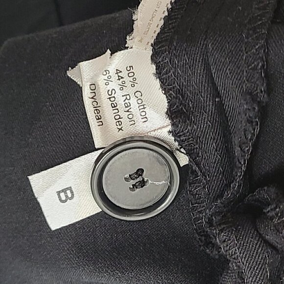 LOFT Julie Trousers Curvy Black Size 10 High Waist - Picture 6 of 8